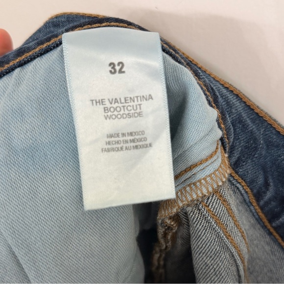 Favorite Daughter The Valentina Super High Rise Mini Bootcut Jeans Woodside 32 - Picture 7 of 13
